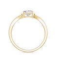thumbnail image 3 of Rosec Jewels Princess Cut Diamond Promise Ring for Women - EF-VS Grade Certified Lab Grown Diamond, 14K Yellow Gold, US 8.50, 3 of 9