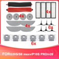 thumbnail image 1 of Compatible con para Qrevo Master, Cepillos Principales y Laterales, Filtro HEPA, Bolsa para Polvo y Paquete Completo de Accesorios para una Limpieza Mejorada., 1 of 5