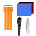 thumbnail image 1 of Kit de Réparation de Planche à Pagaie Gonflable Couleur Aléatoire Kit de Réparation de Crevaison de Kayak Gonflable Patchs de Réparation Ensemble de Clés à Colle, 1 of 7