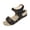 Black, variant on Womens Studded Platform Sandals Women's Fashion Casual Versatile Buckle Metal Spring And Summer New Fashion Sandals Khaki Women Sandal
