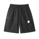 thumbnail image 1 of pstuiky Pantalones cortos de entrenamiento para hombre, Pantalones cortos deportivos de entrenamiento físico de color sólido para hombre, transpirables, con bolsillos, estilo crop top, 1 of 4