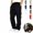 Black, variant on Clossjun Cargo Baggy Sweatpants for Men With Pockets Trendy Causal Daily Wear Drawstring Waist Pants Workout Athletic Pants L