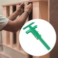 thumbnail image 1 of Regla en T para carpintería, regla de línea de marcado, resistente, versátil, para carpintero, de 9 pulgadas de largo, profesional, precisa, verde, 1 of 8
