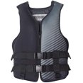 thumbnail image 1 of 1 chaleco salvavidas para niños adultos, chaleco salvavidas de neopreno anticolisión para esquí acuático, natación, pesca, canotaje, kayak (negro, XL) ER, 1 of 5