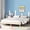 White Washed, variant on Particle Board Components - Modern Bed for Reliable Structure
