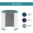 thumbnail image 4 of 2 Pack Dyson TP02 Air Purifier True HEPA Filters Replacement for Dyson Pure Cool Link TP01, TP02, TP03, AM11, BP01 Tower Air Purifier, Compare to Part # 968126-03 2 Pack TP02 Air Purifier True Filters, 4 of 7