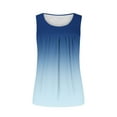 thumbnail image 6 of WCMZJ Womens Summer Tank Tops Sleeveless T Shirt Casual Loose Fit Tunic Blouses Navy L, 6 of 6