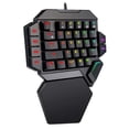thumbnail image 4 of Teclado Portátil para Juegos Soledad Mini retroiluminación LED mecánico ergonómico con cable, 4 of 10