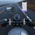 thumbnail image 2 of Aluminum Alloy 1" Ball Mount Handlebar Base, Compatible with RAM Mounts B Size Double Socket Arms, Supports Phone, GPS, Action Camera Holders,2packs, 2 of 7