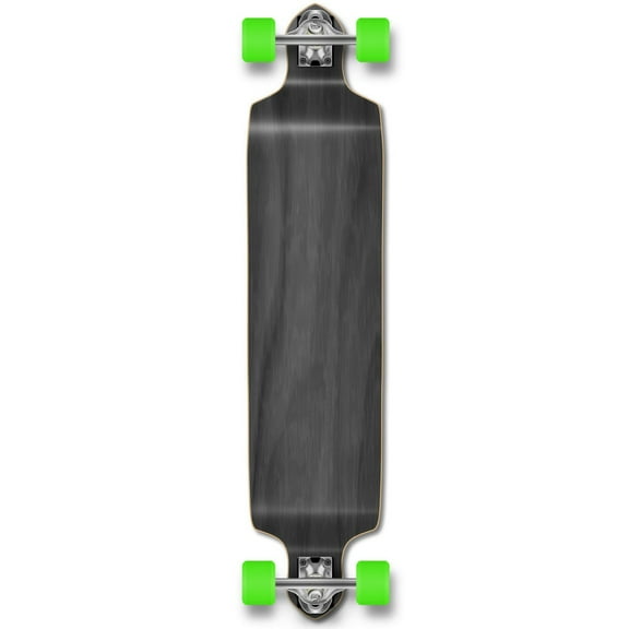 Yocaher Drop Down Blank Longboard Complete - Stained Black
