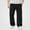 Black, variant on HAOTAGS Boys Straight Leg Sweatpants (5-15) Casual Sportswear Elastic Waist Pants with Side Pocket Full Length Trousers Dark Gray Size 9