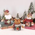 thumbnail image 2 of bolsas y frascos para guardar dulces navideños de manzana, decoración navideña, galletas y manzanas navideñas., 2 of 5