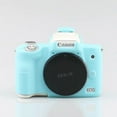 thumbnail image 1 of M50 Silicone Armor Skin Case Body Cover Protector for Canon EOS M50 Mark II EOS M 50 II Digital Camera Inner Soft Bag Blue, 1 of 6