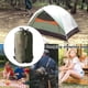 thumbnail image 3 of Sleeping bag liner, compression sack, waterproof nylon, lightweight camping gear, army green., 3 of 5