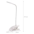 thumbnail image 2 of FUTUREORYY Table Lamp For Study With Clip Shape White Plastic For Students 1Set, 2 of 4
