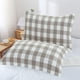 thumbnail image 4 of Almohadas para Dormir Almohada de Algodón - Tapa de Tela Tejida para Ropa de Cama, Usando Tapa Protectora de Tela Rectangular, Accesorio de Sueño de Tamaño Estándar, 4 of 6
