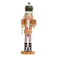 thumbnail image 2 of colcolo Christmas Nutcracker Decor Ornament Desktop Figurine Versatile Wooden Nutcracker B, 2 of 8
