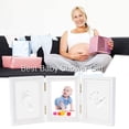 thumbnail image 5 of Baby Handprint & Footprint Picture Frame KitWood Photo Frame & Clay Keepsake for Newborns, 5 of 5