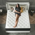 thumbnail image 3 of lemontalking 12 inch Twin Mattresses, Pocket Spring Hybrid Mattress with Gel Memory Foam for Cool Sleep, 3 of 6