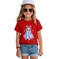 thumbnail image 5 of Staki Halloween Toddler Clothes Girls Halloween Shirts Toddler Short Sleeve Toddler Girls Tee Tops(Brick Red,2-3 Months), 5 of 5