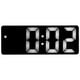 thumbnail image 1 of EeaseMX Reloj despertador digital con espejo y LED, reloj despertador digital de mesa y escritorio., 1 of 8