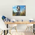 thumbnail image 5 of Picia Joyful Animated Bird Pattern Decorative Picture – Unique Wall Art, Modern Canvas Print for Trendy Interiors (Horizontal), 5 of 6