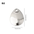 thumbnail image 3 of 50Pcs/Pack Fishing Spinner Rings Blades Flattie Attractor Lure Spoon Accessories, 3 of 9