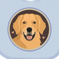thumbnail image 4 of Inktastic Golden Retriever Dog Boys or Girls Baby Bib, 4 of 4