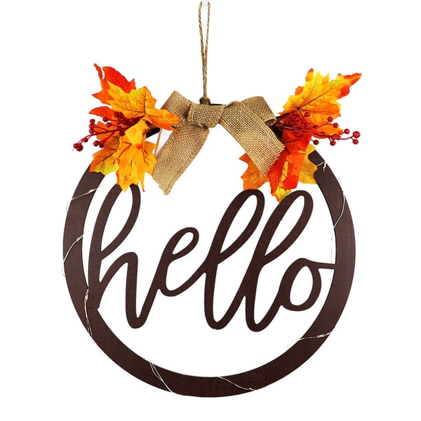 Bewildely Letreros redondos de clara, placas de otoño, placa llamativa, patio de festival al aire libre, tablero Adorable, de cosecha de Kits de decoración para fiestas JM01255 Bewildely HA063879-02