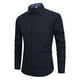 thumbnail image 1 of pstuiky camisas de manga larga para hombre, Camisa informal de manga larga con botones y cuello vuelto para hombre top de hombre xxl, 1 of 2