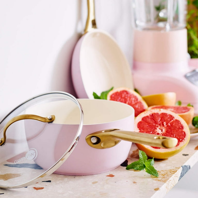 GreenPan Reserve Ceramic Nonstick 10-Piece Cookware Set | Blush