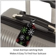 thumbnail image 3 of Square 2Pack PU Leather Christmas Cruise Luggage Tag with Privacy Cover and Name ID Tag for Travel Handbags Backpacks Luggage Tags, 3 of 6