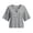 Black, variant on Women's Round Neck Tops Stripe Plus Size Half Sleeve Solid Color Knot Neck Tops Casual Summer Officewear