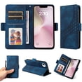 thumbnail image 1 of Funda GANGXUN para iPhone SE 2024 con diseño acolchado elegante, cuero PU, protección total y ajuste preciso, 1 of 5