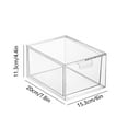 thumbnail image 3 of Hovmgk Stackable Storage Drawer, Transparent Bathroom Organizer for Cosmetics & Miscellaneous Items, Space-Saving Acrylic Plastic Storage Cabinet, Easy to Use and Clean, Large Capacity, 3 of 7