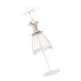 thumbnail image 1 of ZLight Elegant Jewelry Display Stand Rack Necklace 3 Steel Hanger Bracelet Earrings Coffee, 1 of 6