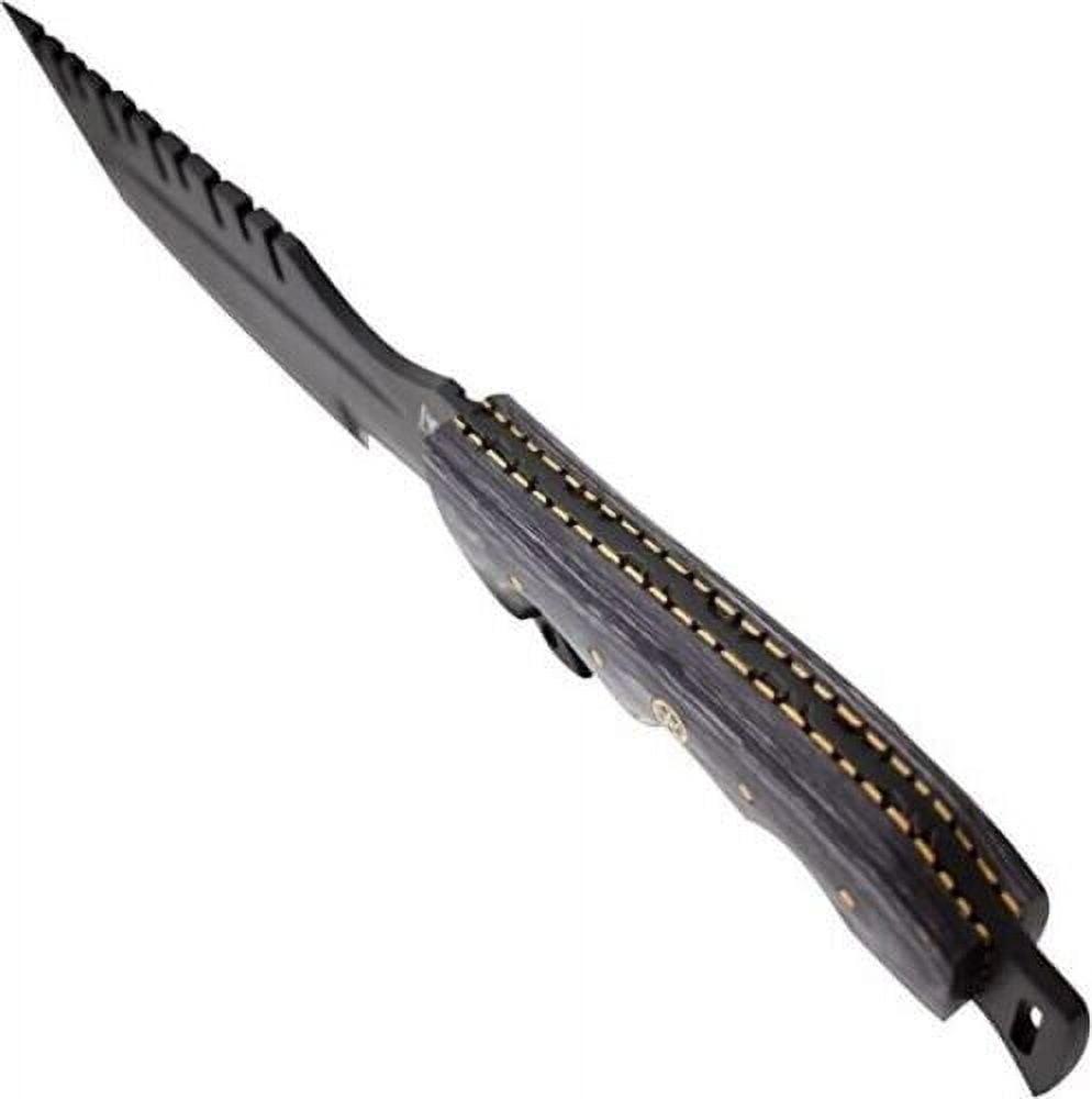 K2 Tactical Frost Wood Tracker Knife with Leather Sheath