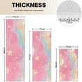 thumbnail image 4 of Colorful Cloud Star Pattern Kitchen Rugs Sets Of 3,Kitchen Runner Rugs Non Skid Washable,Decorative Kitchen Floor Mats for Kitchen,Sink,Laundry,17"x30"+ 17"x47" + 17"x59", 4 of 6