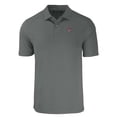 thumbnail image 2 of Men's Cutter & Buck Gray Texas Tech Red Raiders Big & Tall Forge Eco Stretch Recycled Polo, 2 of 3