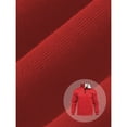 thumbnail image 3 of GuangCheng George Plush Sherpa Lined Sweatshirts for Men Half Zip Pullover Coll Kangaroo Pocket Warm Comfort Casual Tops,Red,L, 3 of 5