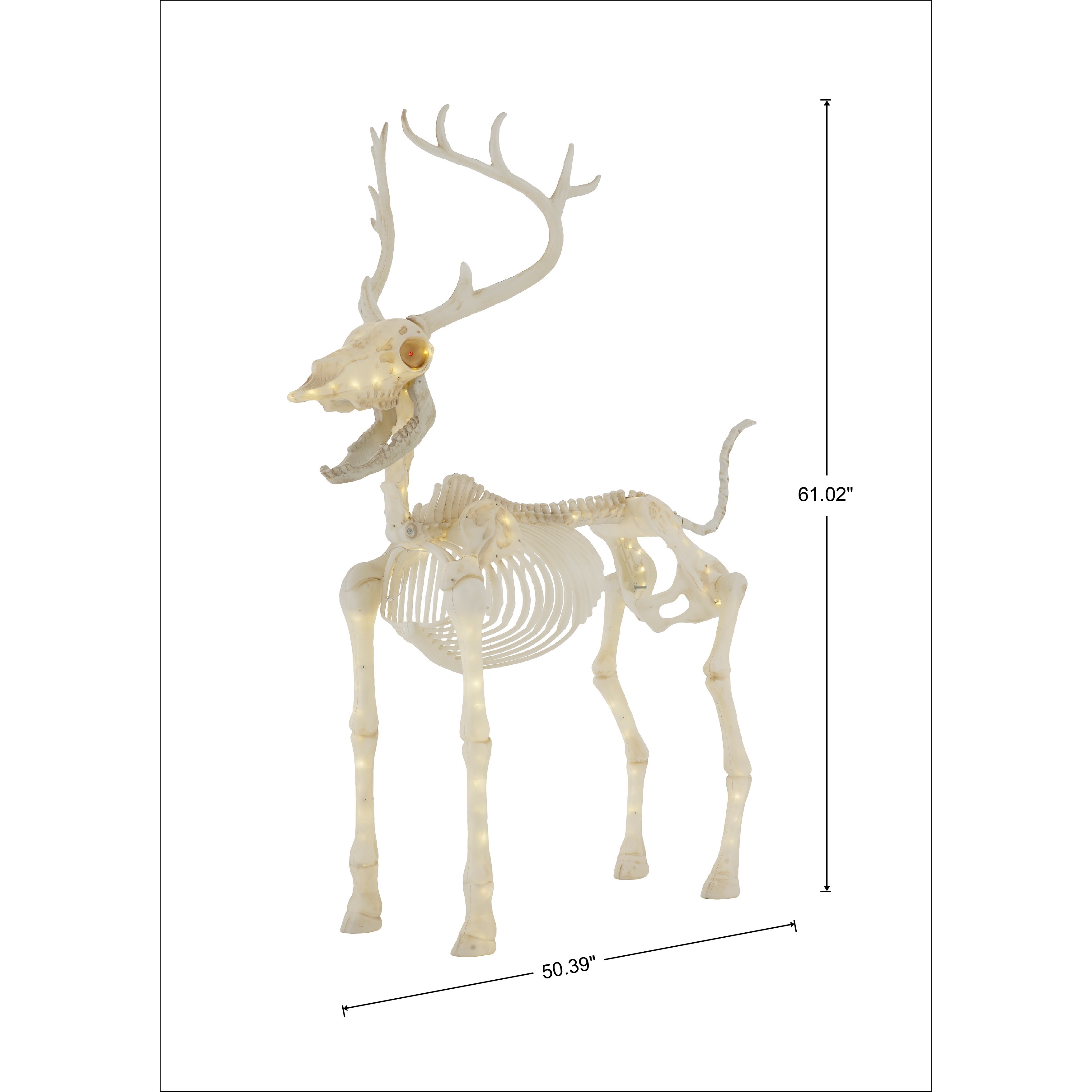 Way To Celebrate 60" Light-Up Deer Skeleton photo 6