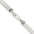 thumbnail image 2 of Diamond2Deal 925 Sterling Silver 5.25mm Magic Herringbone Chain Necklace for Men 22", 2 of 6