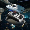 thumbnail image 3 of Car Key Fob Cover Case Protector Carbon Fiber Shell Skin Car Remote Key Fob Case Cover For BMW 3 5 7 Series X2 X5, 3 of 7