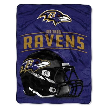 Baltimore Ravens Gloves - NFL Baltimore Ravens “Franchise” Micro Raschel Throw, 46” X 60”