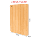thumbnail image 1 of Tabla de cortar de madera, tabla de cortar de cocina para carne, totalmente de bambú, tabla de cortar de alimentos, Panel de cortar de frutas y verduras engrosadas, 1 of 6