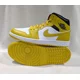 thumbnail image 4 of N I-K-E A i r-Jor-dan 1 Mid White/Vivid Sulfur/B Men's Sneakers-Sz 10.5 NWB BQ6472-170, 4 of 6
