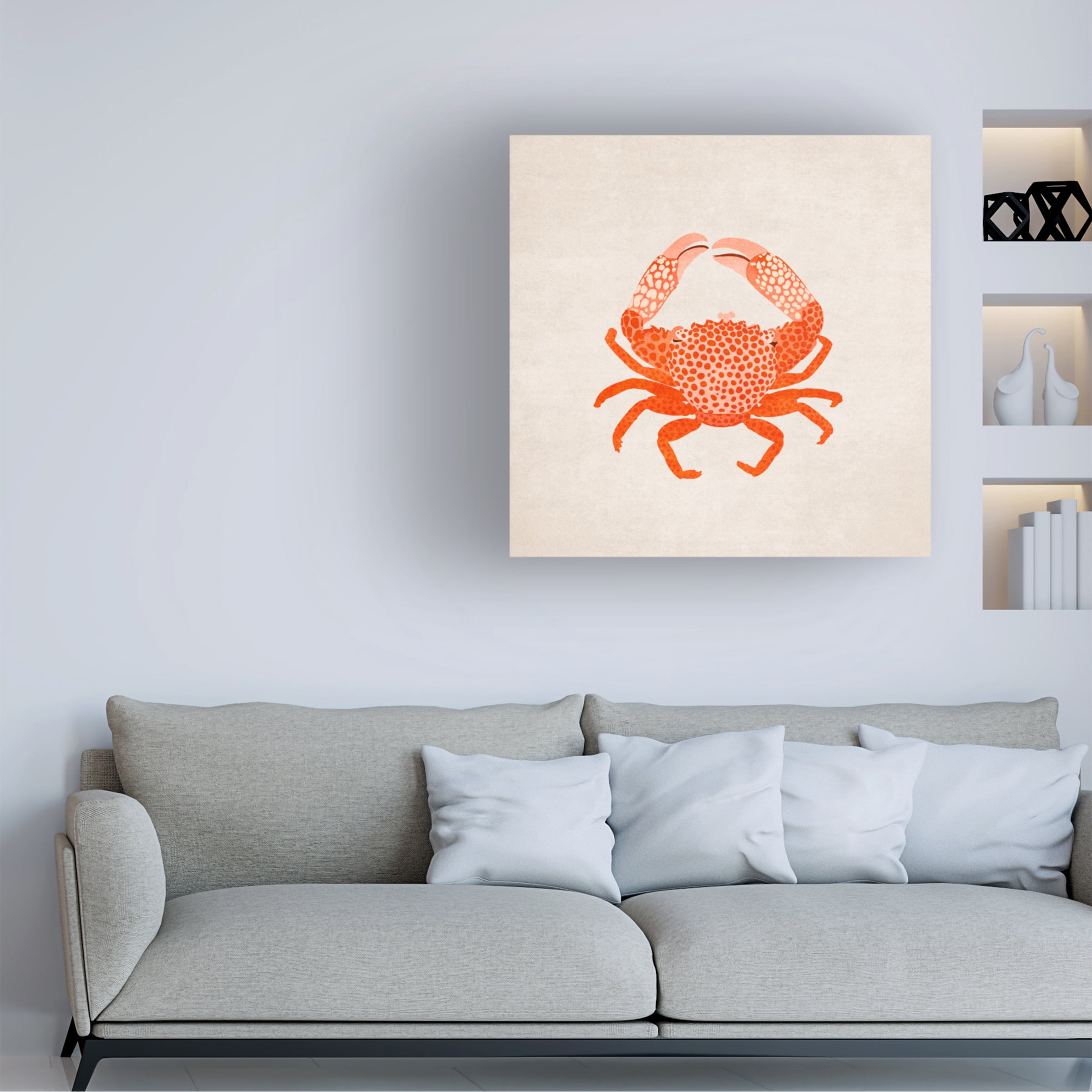 Emel Tunaboylu 'Yengec' Canvas Art