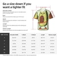 thumbnail image 6 of Lsque Avocado1 pattern Hawaiian Shirt for Men, Unisex Summer Beach Casual Short Sleeve Button Down Shirts-Medium, 6 of 9