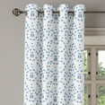 thumbnail image 2 of Ambesonne Cartoon Grommet Curtain, Ribbons Teddy Bears, 50" x 96", Purple Grey Navy Blue, 2 of 6