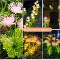 thumbnail image 5 of 4 Pack Solar Garden Lights Outdoor, Solar Flower Lights for Yard with Lighting Modes, Glowing Flowers & Stems, Auto ON/Off Outdoor Light for Garden Decoration,Yard Decor and Gift for Mother, 5 of 7